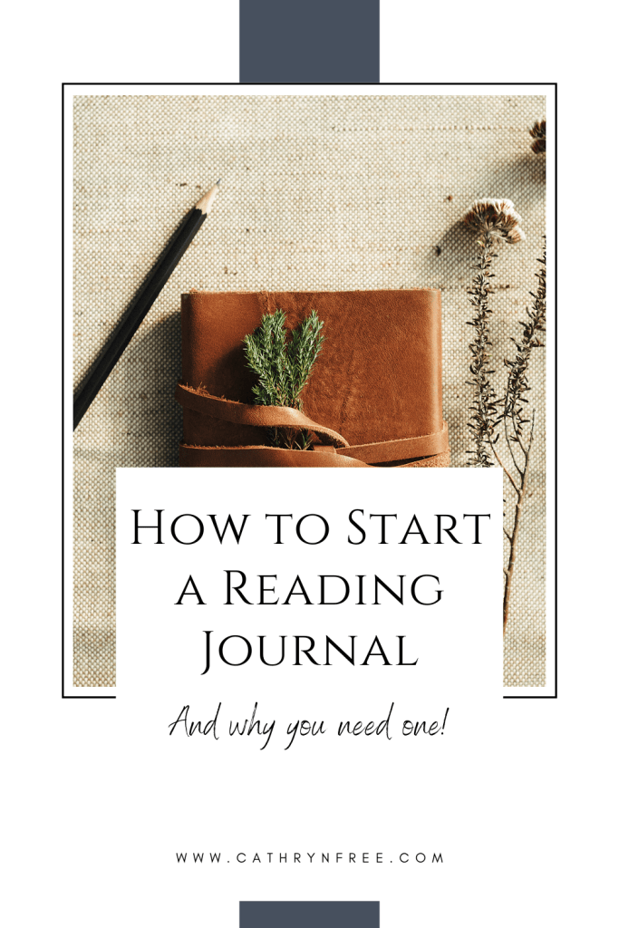 pinterest pin for 10 reasons to keep a reading journal